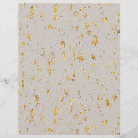 金ゴールドフレークスクラップブック紙 (正面)