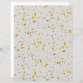 金ゴールドフレークスクラップブック紙 (正面/裏面)