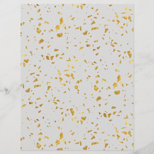 金ゴールドフレークスクラップブック紙 (正面)