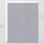 金ゴールドフレークスクラップブック紙 (正面/裏面)