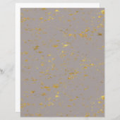 金ゴールドフレークスクラップブック紙 (正面/裏面)