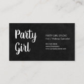 金ゴールドフレーク模様サロン 名刺 (裏面)