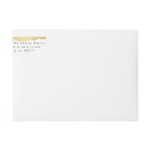 金ゴールドフレーク歓迎ポイント誕生のお知らせ ラップアラウンドラベル (正面)