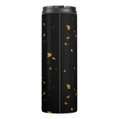 金ゴールドフレーク黒 タンブラー (裏面)