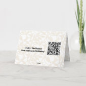 金ゴールドフレームのカスタムな挨拶状 シーズンカード (裏面)