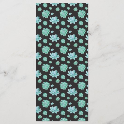 金ゴールドフレームの任意の色のメ結婚ニュー メニュー (裏面)