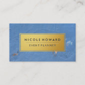 金ゴールドフレームグラントテクスチャ 名刺 (正面)