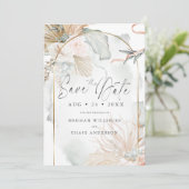 金ゴールドフレームコーラルバラ水彩フローラ (スタンド正面)