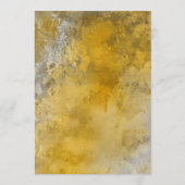 金ゴールドフレームメニューカード メニュー (裏面)