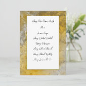 金ゴールドフレームメニューカード メニュー (スタンド正面)