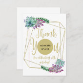 金ゴールドフレーム多肉多肉多肉多肉多肉多肉多肉質EOSリップバーム特典カード サンキューカード (正面/裏面)