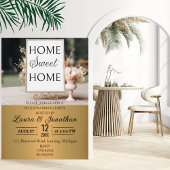 金ゴールドフレーム金ゴールド金属引っ越し祝いパーティーパーティー 招待状