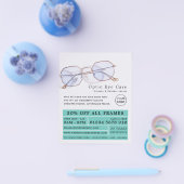 金ゴールドフレーム、オプティシャン、テクニカルプラクティショナーフライ チラシ (シングル)