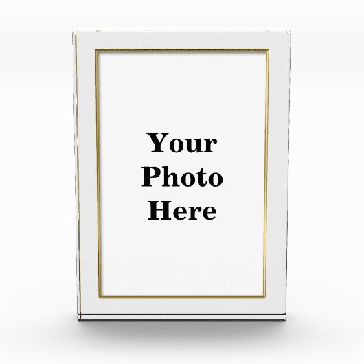 金ゴールドフレーム フォトブロック (正面)