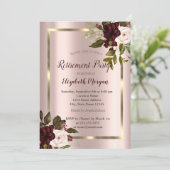 金ゴールドフレーム、ブルゴーニュバラ、バラ金ゴールド退職 招待状 (スタンド正面)