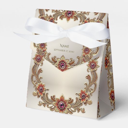 金ゴールドフローラとレッドストーンズのビーフボックス フェイバーボックス (正面サイド)