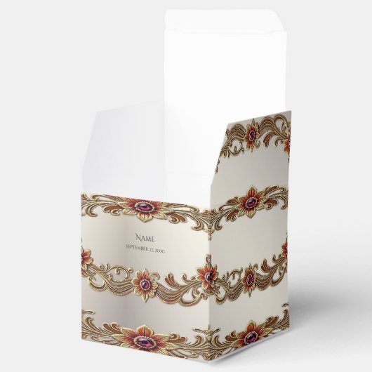 金ゴールドフローラとレッドストーンズのビーフボックス フェイバーボックス (オープン)