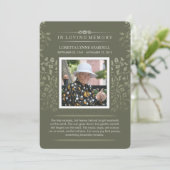 金ゴールドフローラのtouch写真詩サンキューカード サンキューカード (スタンド正面)