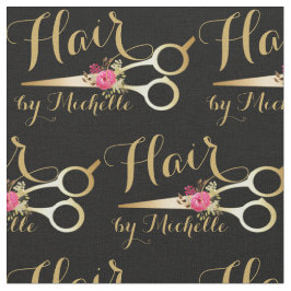 金ゴールドフローラはさみヘアスタイリストのヘアサロン ファブリック