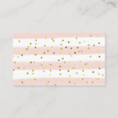 金ゴールドフローラエイプリルシャワーおむつラッフル エンクロージャーカード (裏面)