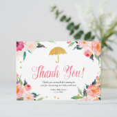 金ゴールドフローラエイプリルシャワーサンキューカード サンキューカード (スタンド正面)