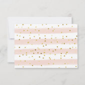 金ゴールドフローラエイプリルシャワーサンキューカード サンキューカード (裏面)