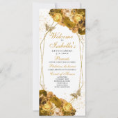 金ゴールドフローラキンセアニェラ計画 招待状 (正面)