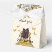 金ゴールドフローラキンセアニラ蝶 フェイバーボックス (正面サイド)