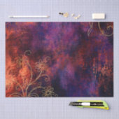 金ゴールドフローラグランジダマスク 薄葉紙 (クラフト)