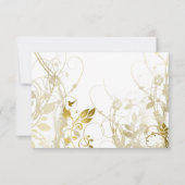 金ゴールドフローラサンキューカード サンキューカード (裏面)