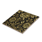 金ゴールドフローラシック タイル (側面)