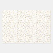 金ゴールドフローラタンデロン ラッピングペーパーシート (正面2)