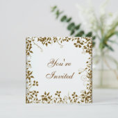 金ゴールドフローラパーティー 招待状 (スタンド正面)