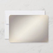 金ゴールドフローラフレーム（赤石RSVPカード付き） 出欠カード (裏面)