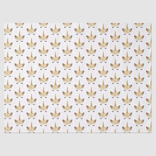 金ゴールドフローラユニコーン 薄葉紙 (正面)