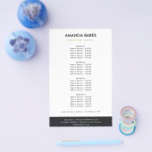 金ゴールドフローラリースイニシャル価格設定サービス チラシ (シングル)