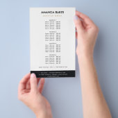 金ゴールドフローラリースイニシャル価格設定サービス チラシ (ハンドル)