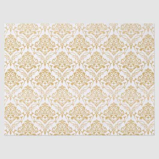 金ゴールドフローラヴィンテージの警告 薄葉紙 (正面)