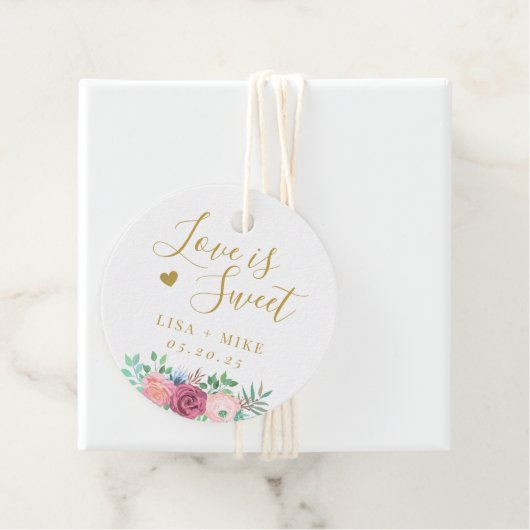 金ゴールドフローラ愛は結婚甘党 フェイバータグ (インサイチュ)