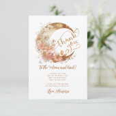 金ゴールドフローラ感謝してい月の誕生日にあなたに カード (スタンド正面)