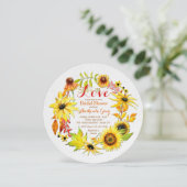 金ゴールドフローラ招待状 招待状 (スタンド正面)