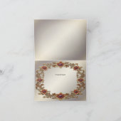 金ゴールドフローラ枠(赤石サンキューカード) サンキューカード (内部)