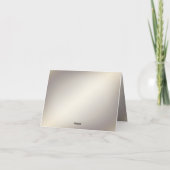 金ゴールドフローラ枠(赤石サンキューカード) サンキューカード (裏面)