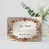 金ゴールドフローラ枠(赤石詳細) エンクロージャーカード (スタンド正面)