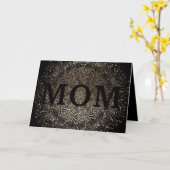 金ゴールドフローラ母フォーマルエレガント母の日 カード (黄色い花)