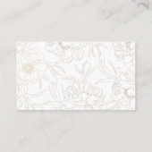 金ゴールドフローラ結婚の方向エンクロージャカード エンクロージャーカード (裏面)