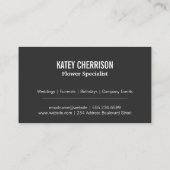 金ゴールドフローラ背景 |大理石(青) 名刺 (裏面)