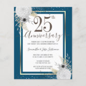 金ゴールドフローラ25周年結婚紙シート (正面)