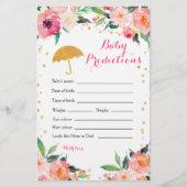 金ゴールドフローラ4月シャワーベビー予測ゲーム (正面)