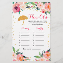 金ゴールドフローラ4月シャワー両親は何歳